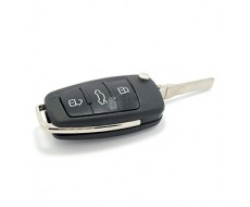 Carcasa llave Audi A3, A4, A6, Q7, modelo moderno.