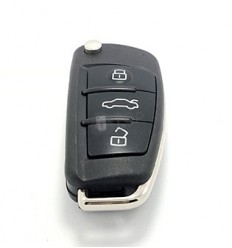 Carcasa llave Audi A3, A4, A6, Q7, modelo moderno. 2
