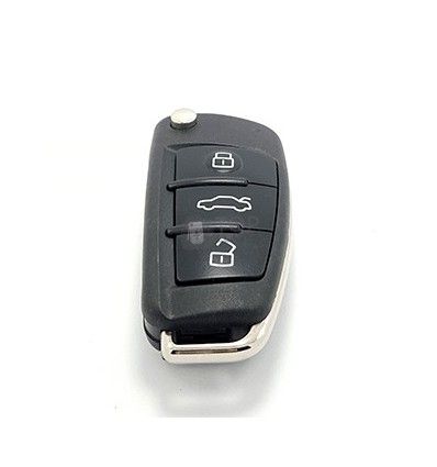 Carcasa llave Audi A3, A4, A6, Q7, modelo moderno.