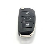 Carcasa llave Audi A3, A4, A6, Q7, modelo moderno.