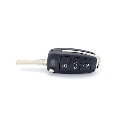 Carcasa llave Audi A3, A4, A6, Q7, modelo moderno.