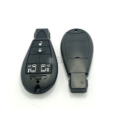 Carcasa llave Chrysler, Jeep, Dodge, cuatro botones