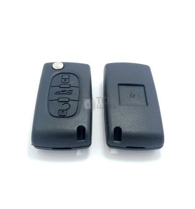 Carcasa llave Citroen C3, C2, C4, C5