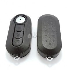 Carcasa llave Fiat 500 negra 2
