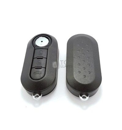 Carcasa llave Fiat 500 negra