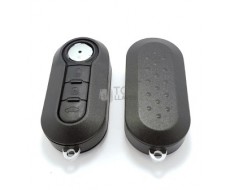 Carcasa llave Fiat 500 negra Carcasa llave Fiat 500 negra