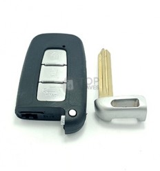 Carcasa llave Hyundai, tres botones 2
