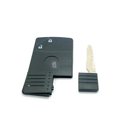 Carcasa llave tarjeta Mazda, perfil MAZ24, dos botones