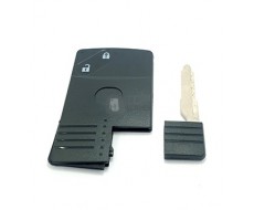 Carcasa llave tarjeta Mazda, perfil MAZ24, dos botones