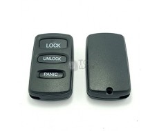 Carcasa llave Mitsubishi, tres botones