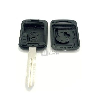 Carcasa llave Nissan Pathfinder, Qashqai, X-Trail, dos botones