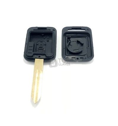 Carcasa llave Nissan Pathfinder, Qashqai, X-Trail, tres botones