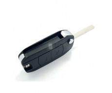 Carcasa llave Opel, perfil HU100, dos botones, horizontal