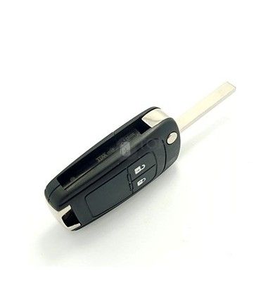 Carcasa llave Opel, perfil HU100, dos botones, modelo moderno