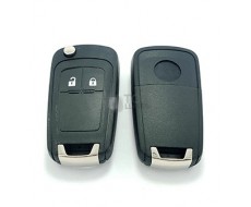 Carcasa llave Opel, perfil HU100, dos botones, modelo moderno Carcasa llave Opel, perfil HU100, dos botones, modelo moderno