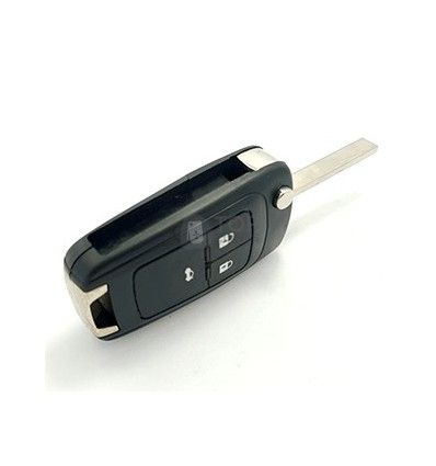 Carcasa llave Opel, perfil HU100, tres botones, modelo moderno