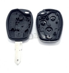 Carcasa llave Renault, perfil NE72, tres botones 2