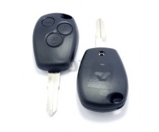 Carcasa llave Renault, perfil VAC102, tres botones