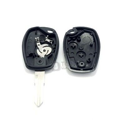 Carcasa llave Renault, perfil VAC102, dos botones
