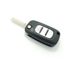 Carcasa llave Renault, perfil VA2, tres botones