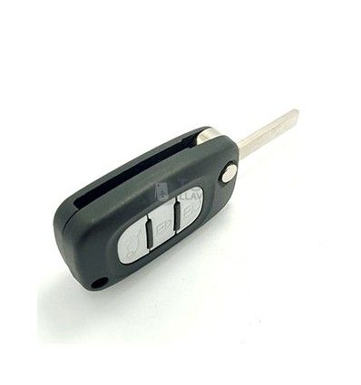 Carcasa llave Renault, perfil VA2, tres botones