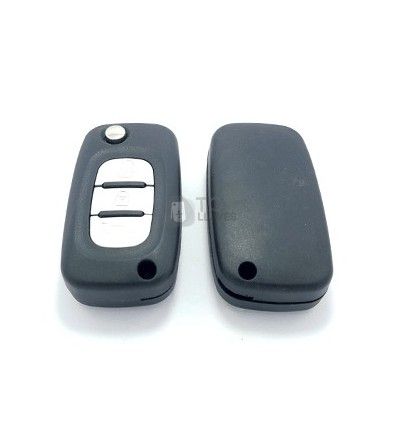 Carcasa llave Renault, perfil VA2, tres botones