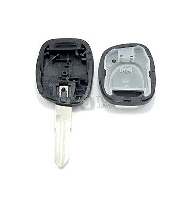 Carcasa llave Renault, perfil VAC102, un botón