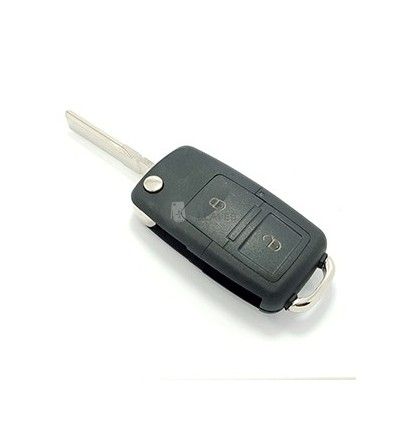 Carcasa llave Volkswagen, perfil HU66, dos botones