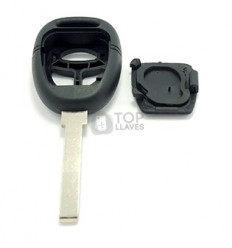 Carcasa llave Saab, tres botones 2