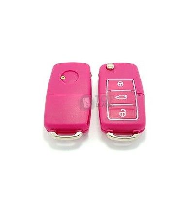 lobo Anormal Musgo Carcasa llave Volkswagen, color rosa