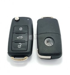 Carcasa llave Volkswagen, tres botones, modelo moderno 2