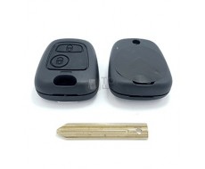 Carcasa llave Peugeot Partner, dos botones