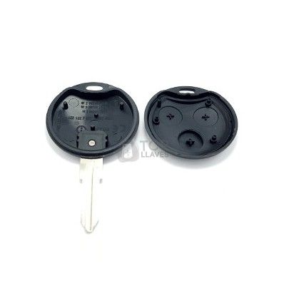 Carcasa llave Smart, perfil YM23, tres botones