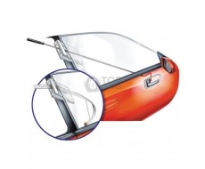 Cuña apertura vehiculos ventanilla sin marco