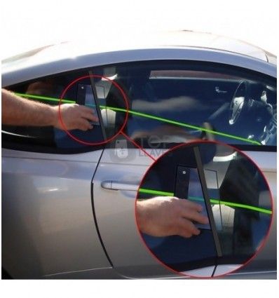 Cuña apertura vehiculos ventanilla sin marco