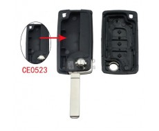 Carcasa llave Peugeot 207, 407 Carcasa llave Peugeot 207, 407