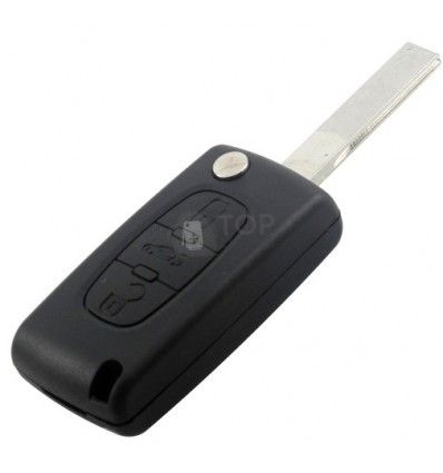 Carcasa llave Peugeot 307, 407, Expert, tres botones