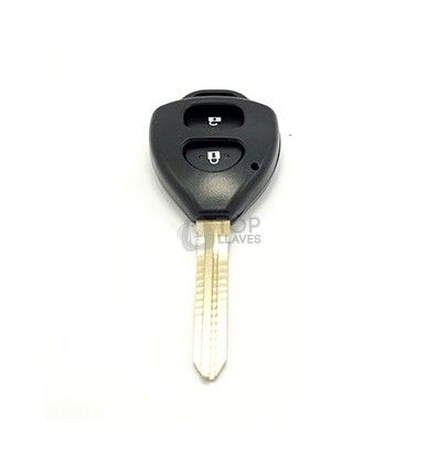 Carcasa llave Toyota, perfil TOY43, dos botones, no plegable