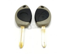 Carcasa llave Toyota, perfil TOY43, tres botones
