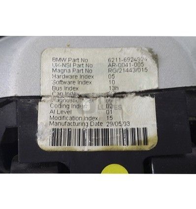 Cuadro instrumentos Mini Cooper