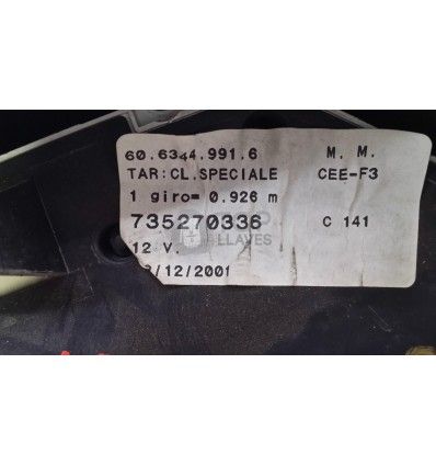 Cuadro instrumentos Fiat Seicento 0.9