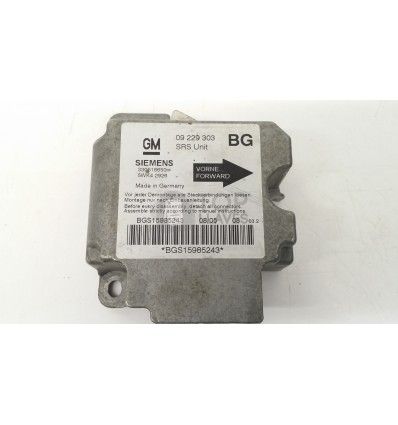 Centralita Airbag Opel Zafira 09229303
