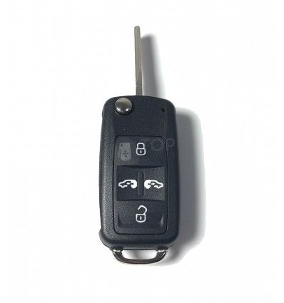 Carcasa llave Volkswagen Sharan, perfil HU66