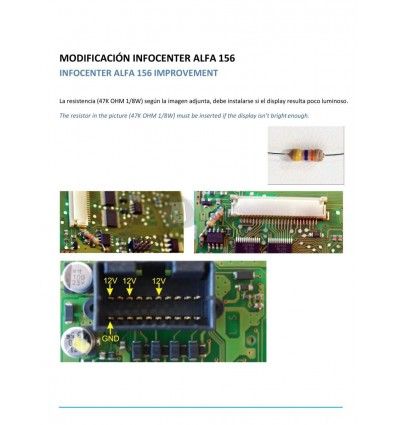 Display Infocenter Alfa 156 / Navegador Alfa 147