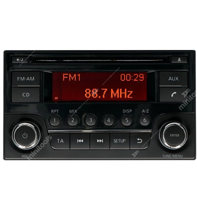 Display LCD radio Nissan, Suzuki. Renault, Dacia y Lada