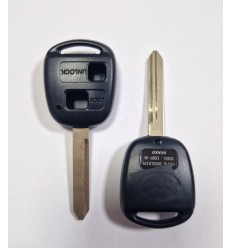 Carcasa llave Toyota, perfil TOY47, dos botones