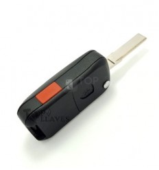 Carcasa llave Porsche, dos botones + panic 2