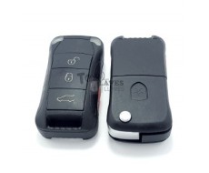 Carcasa llave Porsche, tres botones + panic