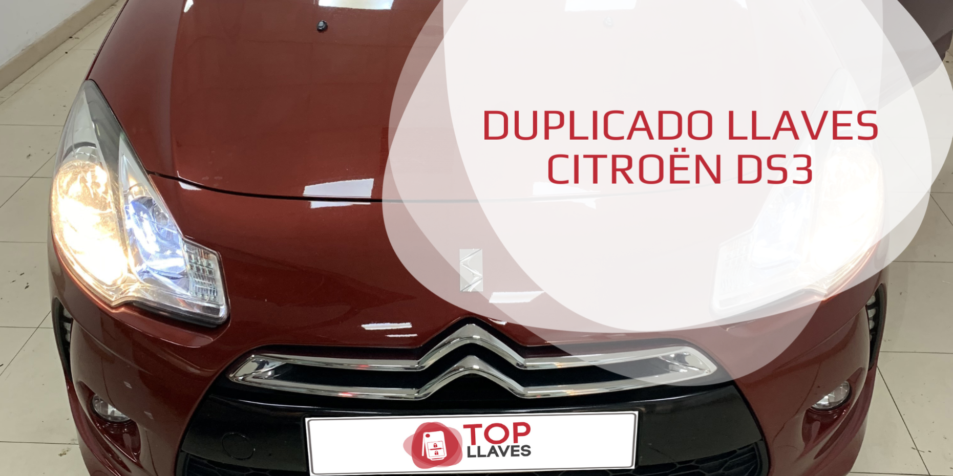copia mando llave duplicado coche Citroën DS3