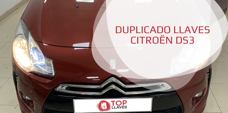 copia mando llave duplicado coche Citroën DS3